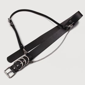 Fashion Trend Women Gothic PU Leather Harness Belts Body Bondage Waist Straps Punk Rock Stylish Accessories Lady Party Belt Gift