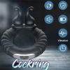 Penis Ring Silicone Cock Ring Adjustable Vibrating Ring Mass