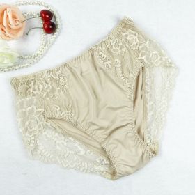 Plus-sized Plus-sized Women's Underwear (Option: Skin Color-L)