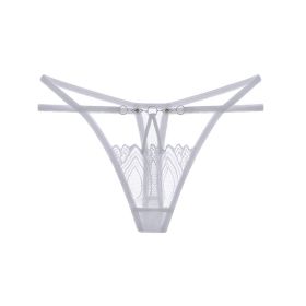 Fashion Lace Transparent Temptation Hollow Sexy Underwear (Option: White-Free Size)