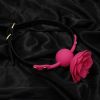 Silicone Rose Ball Gag Nipple Bondage Lace Flower Open Mouth Gags Oral Fixation Adult Sex Toys For Couples Adult BDSM Game